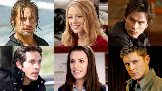 Lost, Josh Holloway, Gossip Girl, Blake Lively, Vampire Diaries, Ian Somerhalder, Chuck, Zachary Levi, Glee, Lea Michele, Supernatural, Jensen Ackles Lost, Josh Holloway, Gossip Girl, Blake Lively, Vampire Diaries, Ian Somerhalder, Chuck, Zachary Levi, Glee, Lea Michele, Supernatural, Jensen Ackles